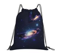 Nbtghga Galaxy In The Universe Print Drawstring Bags Gym Bag,Draw String Back Bag For Shopping Sport Yoga Travel,Beach
