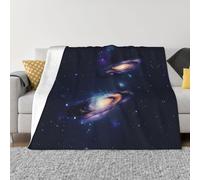 Nbtghga Galaxy In The Universe Print Flannel Throw Blanket,Cozy Print Design For Sofa Couch Bed Ultimate Comfort And Warmth