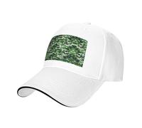 Nbtghga Green Camo Print Baseball Cap Golf Dad Hat Adjustable Original Classic Cap Casquette,Outdoor Sports Casual Wear