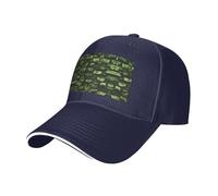 Nbtghga Green Military Camo Print Baseball Cap Golf Dad Hat Adjustable Original Classic Cap Casquette,Outdoor Sports Casual Wear