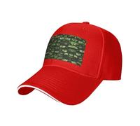 Nbtghga Green Military Camo Print Baseball Cap Golf Dad Hat Adjustable Original Classic Cap Casquette,Outdoor Sports Casual Wear