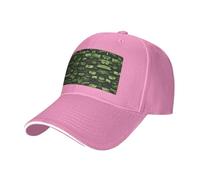 Nbtghga Green Military Camo Print Baseball Cap Golf Dad Hat Adjustable Original Classic Cap Casquette,Outdoor Sports Casual Wear