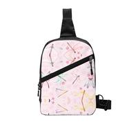 Nbtghga Hand Painted Dragonfly Print Chest Pack Crossbody Chest Package, Diagonally Worn Daypack For Hiking & Daily Commute