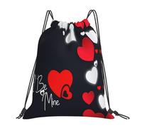 Nbtghga Happy Valentine'S Day Print Drawstring Bags Gym Bag,Draw String Back Bag For Shopping Sport Yoga Travel,Beach