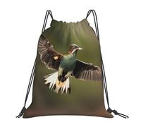 Nbtghga Hunting Flying-Wild Print Drawstring Bags Gym Bag,Draw String Back Bag For Shopping Sport Yoga Travel,Beach