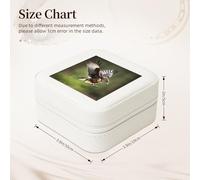 Nbtghga Hunting Flying Wild Print Jewelry Box, Jewelry Travel Organizer Mini Portable Storage Boxes Rings Necklaces Gifts