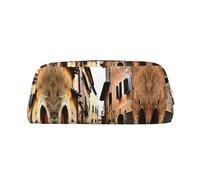 Nbtghga Italy Tuscan Print Pencil Pouch Purse Bag Makeup Pouch Organizer Cute Pen Case with Zipper