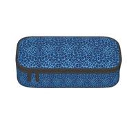 Nbtghga Leopard Skin Animal Print Pencil Case Holder Stylish Slim with Zipper Cosmetic Makeup Pouch Bag for Girls Teens Adults