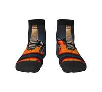 Nbtghga Orange Electric Guitars Print Socks Funny Novelty Socks,Cute Pattern Ankle Socks Casual Sport Socks Unique Socks