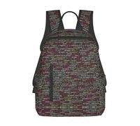 Nbtghga Programmer Programming Code Print Backpack,Lightweight Canvas Backpack For Travel, Business,Outdoor Sports, Office, Work