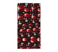 Nbtghga Red Skeletons Print Home Decorative Hand Towels Multipurpose For Bathroom, Hotel, Gym And Spa