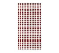 Nbtghga Red White Checkered Print Home Decorative Hand Towels Multipurpose For Bathroom, Hotel, Gym And Spa