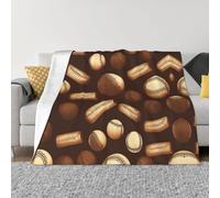 Nbtghga Retro Baseball Brown Print Flannel Throw Blanket,Cozy Print Design For Sofa Couch Bed Ultimate Comfort And Warmth