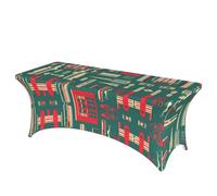 Nbtghga Scottish Retro Print Rectangular Tablecloth,Stylish Rectangular Table Cover Clean Tablecloth Easy Installation