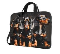 Nbtghga Three Dachshunds Print Laptop Bag Laptop Sleeve Case Notebook Case Bag/Notebook Computer