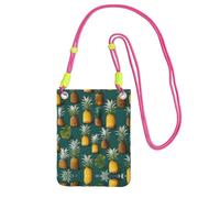 Nbtghga Tropical Fruit Paradise Print Carry A Mobile Phone Bag Diagonally, Multi-Functional Small Purse For Coins And Cellphone