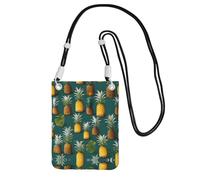 Nbtghga Tropical Fruit Paradise Print Carry A Mobile Phone Bag Diagonally, Multi-Functional Small Purse For Coins And Cellphone