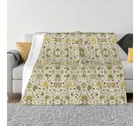 Nbtghga Yellow Leaves Chicken Print Flannel Throw Blanket,Cozy Print Design For Sofa Couch Bed Ultimate Comfort And Warmth