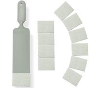 NBTOOL Window Tint Tools Long Handle Bulldozer Squeegee with 10pcs Felts,Window Tint Scrubber for Front & Back Rear Window Film Auto Flat Glass Tint Professional Tool