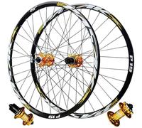 NBTRXWAFR Bike Wheelset 26/27.5/29 Inch Aluminum Alloy Hybrid/MTB Hub HG Sealed Bearing 6 Hole Disc Brake Mountain Rim for 7-12 Speed Cassette 2250G,THRU AXLE Pair,27.5inch