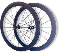 NBTRXWAFR Carbon Fiber V Brake Wheelset 700C Road Bike Height 50Mm Rims Quick Release 100Mm/130Mm 20H Hubs for 8/9/10/11/12 Speed Cassette Front And Rear Wheels