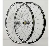 NBTRXWAFR Mountain Bike Wheel Set 26/27.5'' 29 Inch MTB Disc Brake Thru-Axle Wheels Straight Pull Spokes Rim 24H Hub for 7 8 9 10 11 12 Speed Cassette,Silver,26inch