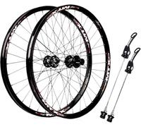 NBTRXWAFR MTB bikes 26/27.5 inch disc brake aluminum alloy front wheel rear wheel front 2 rear 4 bearings 8-12S cassette,Black,27.5inch