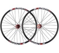 NBTRXWAFR MTB Wheels 27.5/29" MTB Bicycle Rim, Disc Brake Wheelset Mountain Bike Rim, Thru-Axle 32 Holes Hub for 8 9 10 11 Speed,Red,29inch
