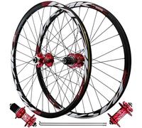 NBTRXWAFR MTB Wheelset 26/27.5/29 Inch, Aluminium Alloy Bicycle Rim HG Sealed Bearing 142Mm Thru Axle 32H Rim for 7-12 Speed Cassette,QR Pair,27.5inch