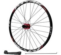 NBTRXWAFR MTB Wheelset 26/27.5/29 Inch, Aluminium Alloy Bicycle Rim HG Sealed Bearing 142Mm Thru Axle 32H Rim for 7-12 Speed Cassette,THRU AXLE Rear,27.5inch