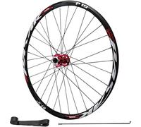 NBTRXWAFR MTB Wheelset 26/27.5/29 Inch, Aluminium Alloy Bicycle Rim HG Sealed Bearing 142Mm Thru Axle 32H Rim for 7-12 Speed Cassette,THRU AXLE Front,27.5inch