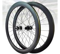 NBTRXWAFR Racing Bike Wheelset 700C Carbon Fibre Rims 38/50Mm Height Quick Release Disc Brake 24H Straight Pull Hub for 7-12 Speeds Cassette,50MM