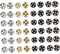 NBVACPL 40Pcs Mini Decorative Snap Buttons(Gold,12mm)
