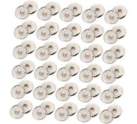 NBVACPL 50pcs Alloy Metal Snap Fasteners Press Buttons(Gold,19mm)