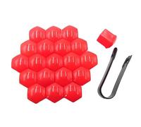 NBVGFGDF 20 Pcs Wheel Nut Cover, for FORD TRANSIT MK6 MK7 (200-2014) Car Wheel Bolt Nut Cap Hexagonal Tire Covers Anti-theft Protection with Removal Tool Set,C-19mm