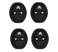 NBVGFGDF 4 Pcs Car Silicone Door Latch Protective, for Citroen C2 C3 C4 C5 C6 C3-XR C4X C5X Shock Absorber Cushion Thickened Car Door Lock Protective Cover Vehicle Latch Pad