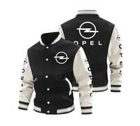 NBVGFGDF Car Clothing, for Opel Vauxhall Crossland X 2017-2019 2020 2021 Printed Hooded Top Sweatshirt Unisex personalized car enthusiast clothing,A-XL