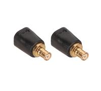 NBVGHPSRW A2DC to 0.78mm 2 Pin Adapter, Male to Female Headphone Connector for CKS1100 E40 E70 LS200 LS300 LS400 CKR90 CKR100 LS50 LS70, Compact ABS Shell with (Black)