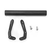 NBVGHPSRW GPS Navigation Motorcycle Bracket Phone Holder, Wireless Phone Mount for 1290 Super Adventure S/R 17-18, CNC - Machined Stainless Steel GPS Holder with Steering Bar Clamp, Front