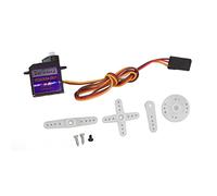 NBVGHPSRW Plastic Gear Servo Micro Mini Digital Servo, RC Wireless Control Servo for Airplane Glider Small Robot, 0.9kg.cm Torque 0.09s Speed with 4.5V - 6V Operating Voltage