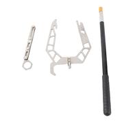 NBVGHPSRW U Type Boat Hook Threader, Dock Hook with Telescopic Pole, Aluminum Alloy Mooring Hook for Safe Boat Docking, Multi Purpose Boat Hardware Tool for Fishing and Marine Use