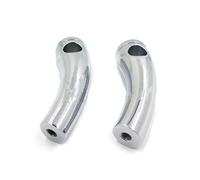 NBX- Motorcycle Custom Chrome 1" Handlebar 4.5" Risers Handlebar Risers For Harley Davidson Softail Heritage Yamaha V-Star 650 Silverado Road Star 1600/1700 Kawasaki