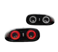 NBXGAHSEO Car Rear Light Assemblies Indicator Fit For Mazda MX-5 MX5 NC2 NC3 2008-2015 Tail Lights Rear Fog Lamp Brake + Reverse Sequential(2pcs tail lights)