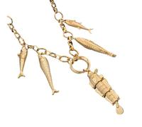 NBYGSC 14K Gold Filled Beach Charm Necklace For Women And Men, Palm Red Chili Heart Charms Pendant Necklace, Cowboy Shell Necklace Summer Beach Cool Charm, Blue Natural Stone Star Necklace