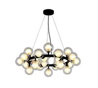 NBYGSC Art Sputnik Chandelier,25S Molecular Ceiling Fixturet,G4 Bedrooming,for Living Room Dining Room/Black./25