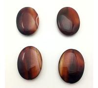 NBYGSC Charm Jewelry 30x40MM Natural Stone Beads Black Onyx Cabochon for Jewelry Making Bracelet Necklace 1Pcs Straight Hole (Color : Dream Color 1pcs)