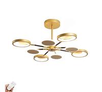 NBYGSC Industry Sputnik Chandelier,Dimmable Chandelier Lighting Fixture,During Light Remote Control Ceiling Light Lamps for Bedroom Dining Room Living Room Decor During Lighting,No Polar Dimmi