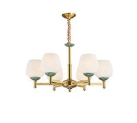 NBYGSC Industry Sputnik Chandelier,During Lights During Lamp Rural Copper Bedroom Livingroom Restaurant Study,a,10 Head