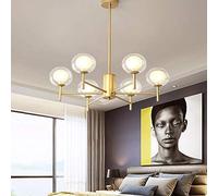 NBYGSC Industry Sputnik Chandelier,Vintage During Light Industrial Ceiling Light Fixture for Living Room Hallway Kitchen Dining Bedroom During Lamp Gold Lighting,Black,12 Head