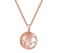 NBYGSC Necklaces for Women Girls Pink Crystal Constellation Gemini Horoscope Necklace Astrology 12 Constellation Horoscope Sign Astrology Star Necklace Birthday Gifts For Women Girls Choker
